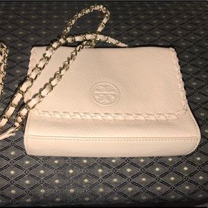 Light blush mini Tory Burch crossbody